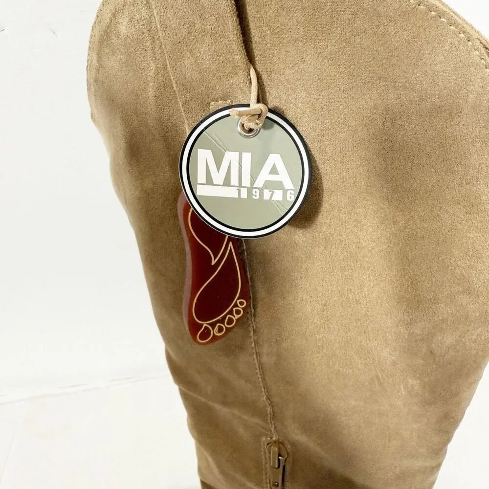MIA‎ Messini Western Knee High Coastal Cowgirl Boho Chic Cowboy Boot Size 8.5